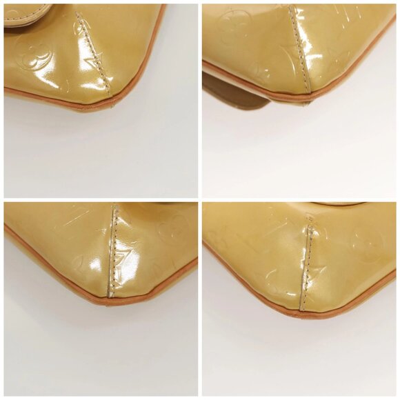 LOUIS VUITTON Monogram Vernis Thompson Street Bag Beige M91301 LV Auth 120587 - Picture 15 of 16